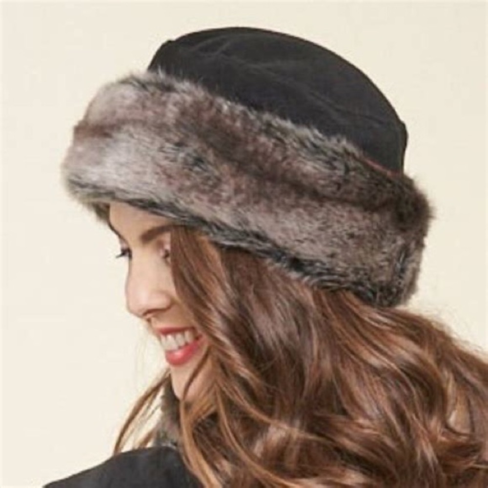Parkhurst Faux Fur Hat, Brand New